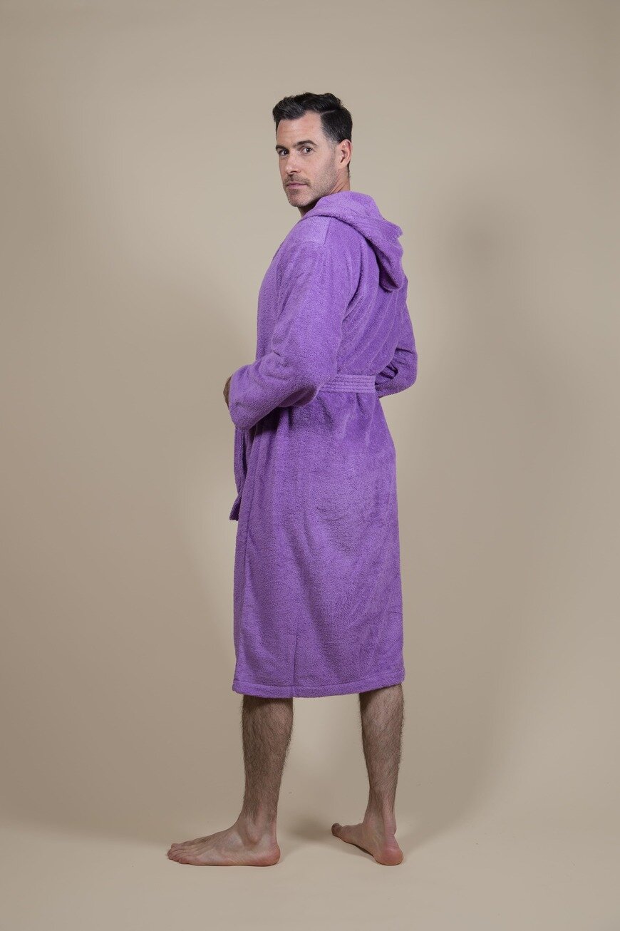 Peignoir Homme &Eacute;ponge Violet