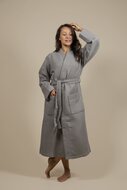 Peignoir Femme Kimono Gris