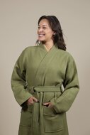 Peignoir Femme Kimono Vert olive