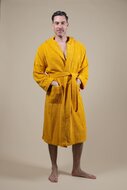 Peignoir Homme &Eacute;ponge Jaune