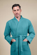 Peignoir Homme Kimono Vert