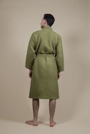 Peignoir Homme Kimono Vert Olive