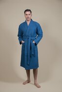 Peignoir Homme Kimono Bleu Azur